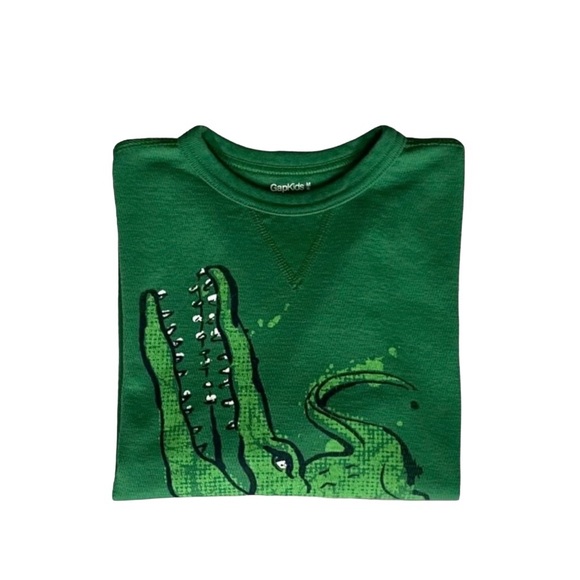 Set of 3 Gap Crewneck Graphic Print Long Sleeve Tees Size Medium - Picture 3 of 9